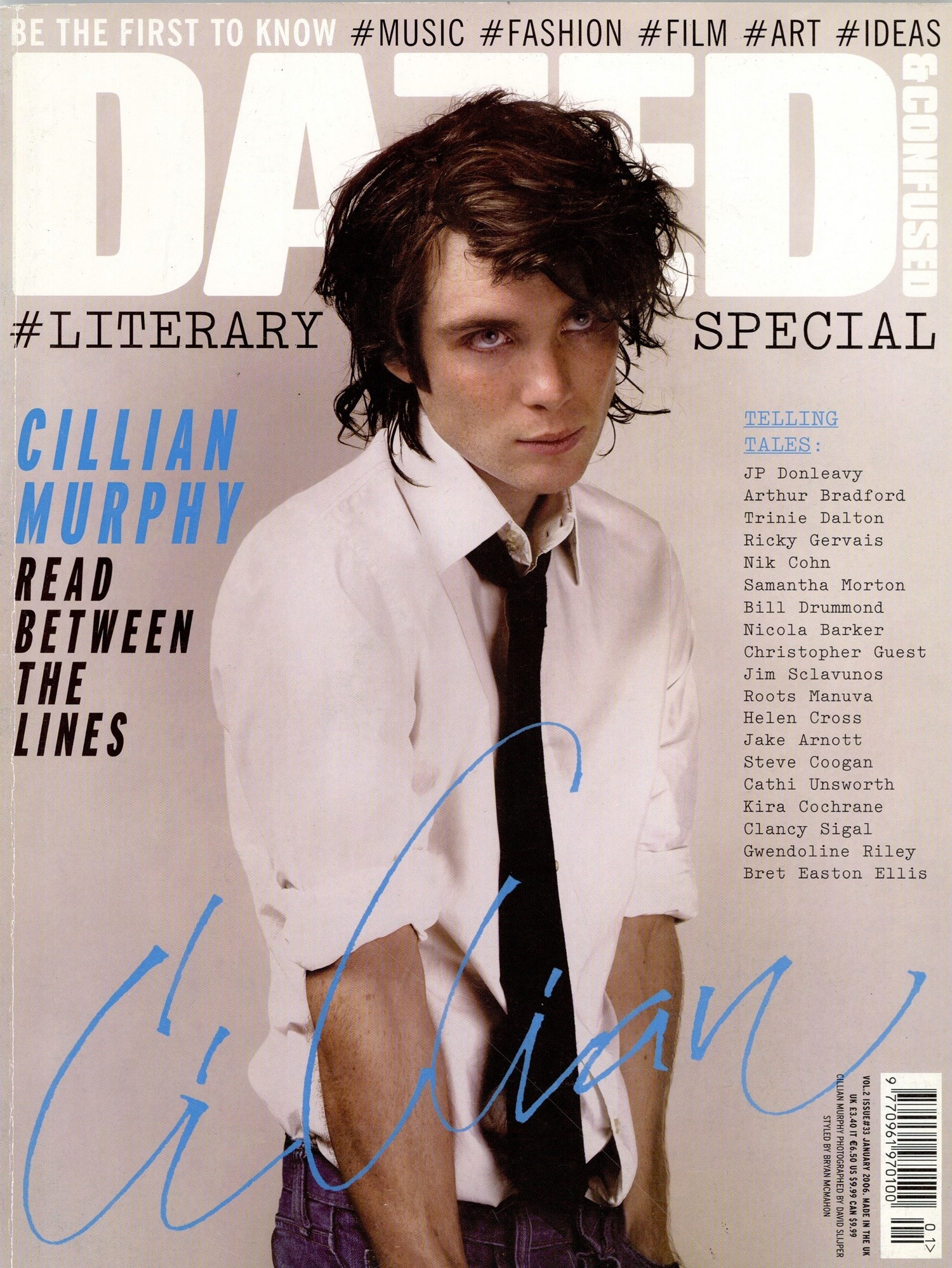 Cillian Murphy cover shoot January 2006