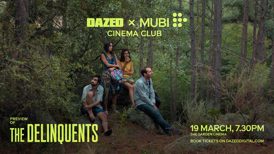 Dazed x MUBI Cinema Club The Delinquents flyer