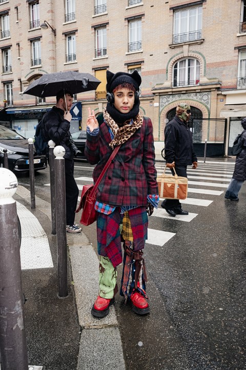 Paris Fashion Week street style AW24 Anglo fever